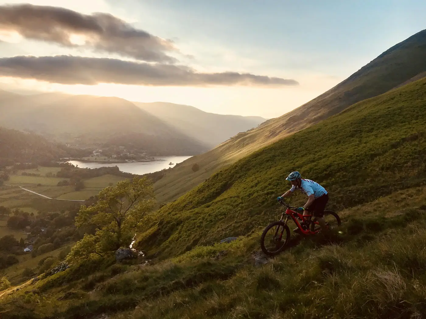 Looking Back on Ullswater - Lake District MTB