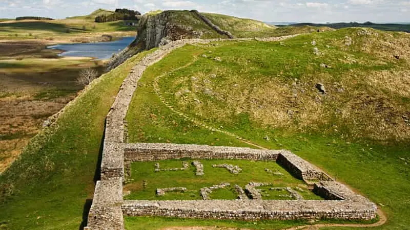 Roman Site on the Hadrian’s Wall Cycle Route