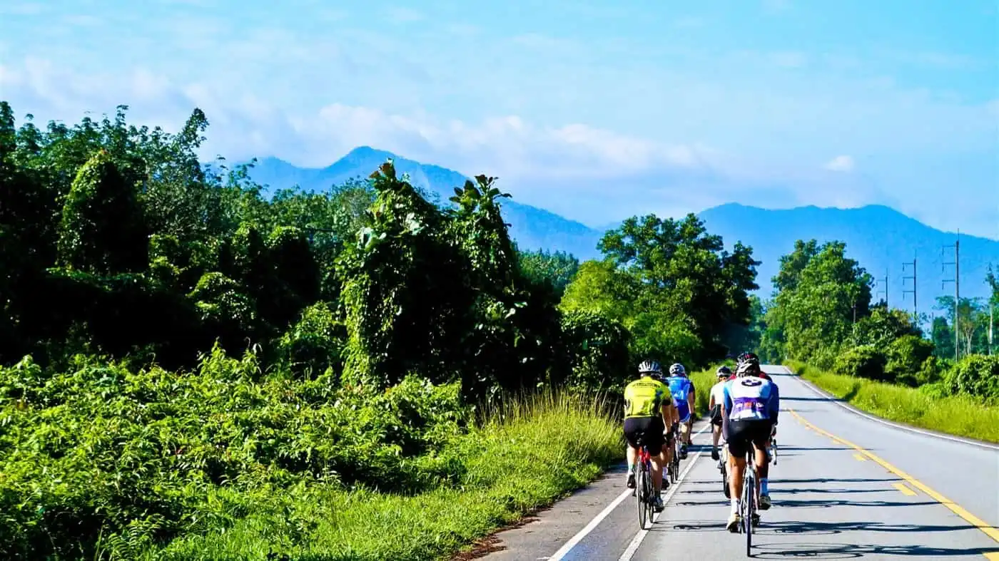 Biking in Thailand 