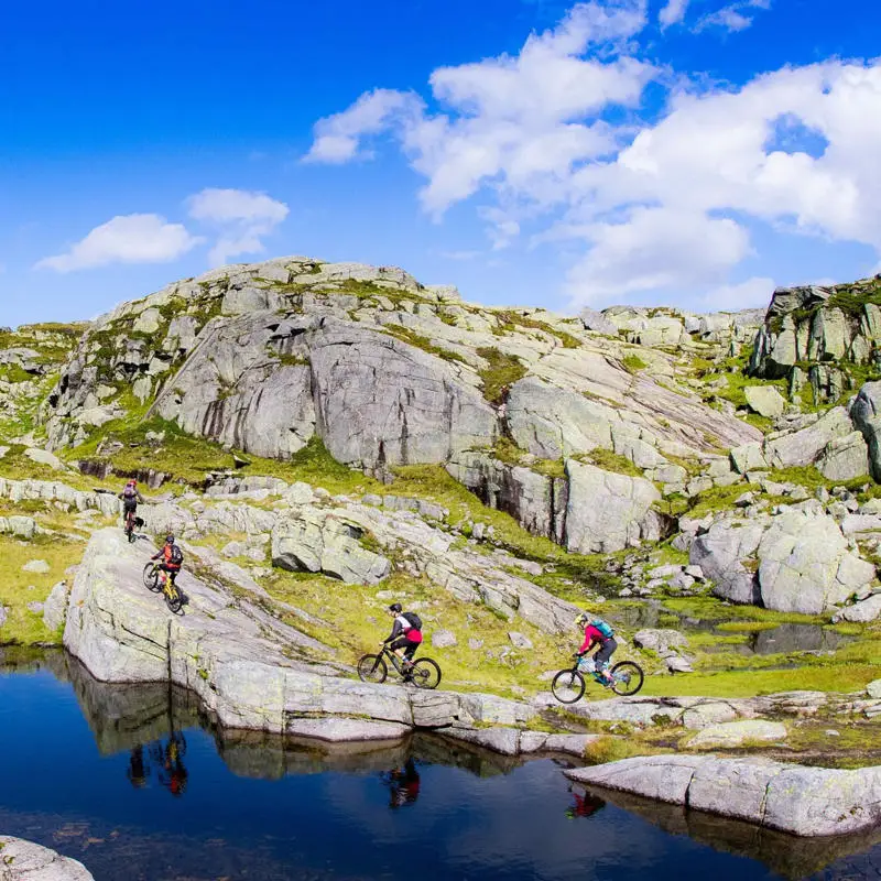 E-Bike  Holidays. Norway Mountain Bike Holiday