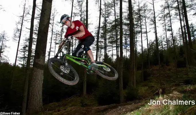 Jumps and Drops mountain bike course
