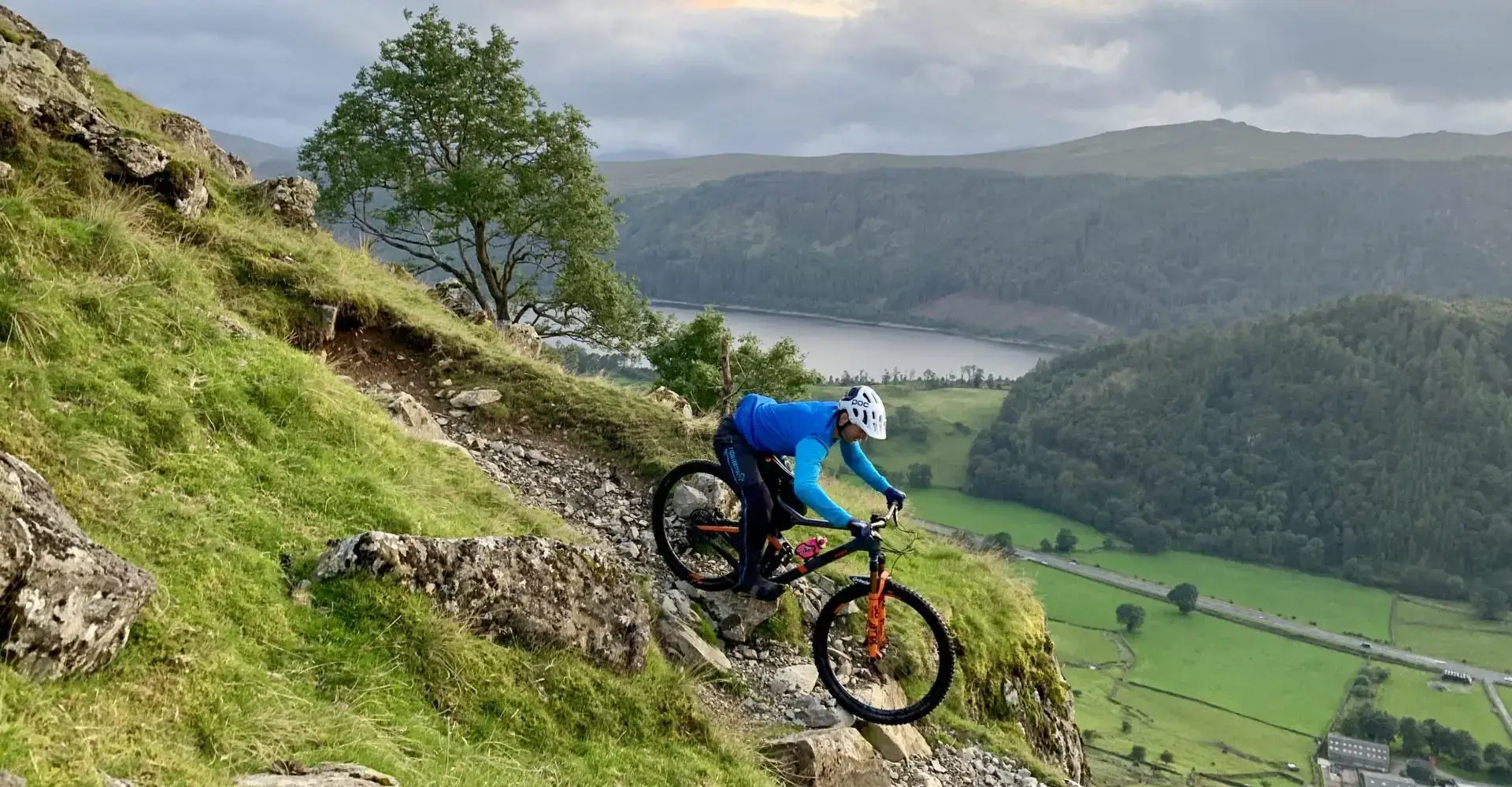 Mountain bike skills course Grizedale The Lake District
